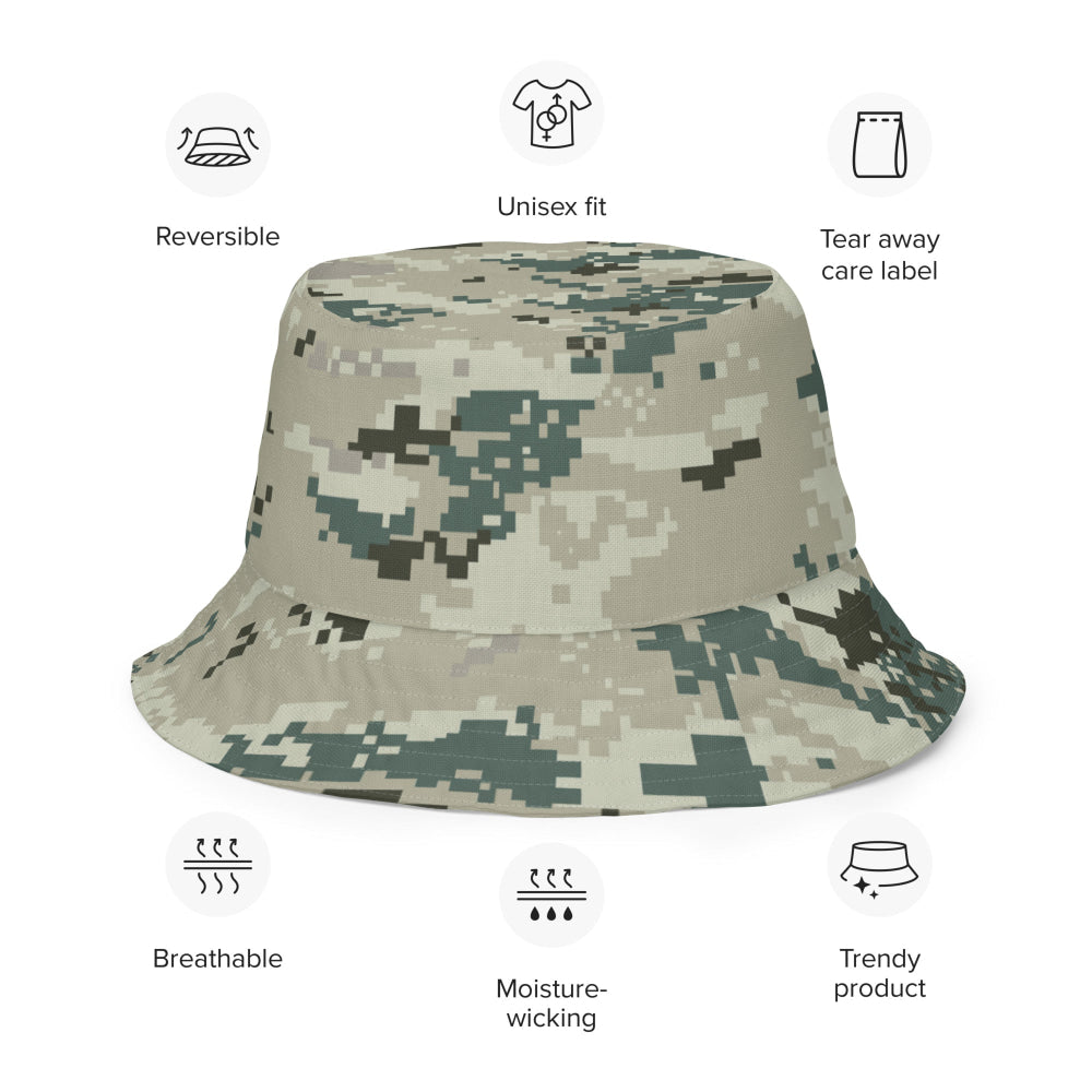 Thailand Navy Digital CAMO Reversible bucket hat - Bucket Hat