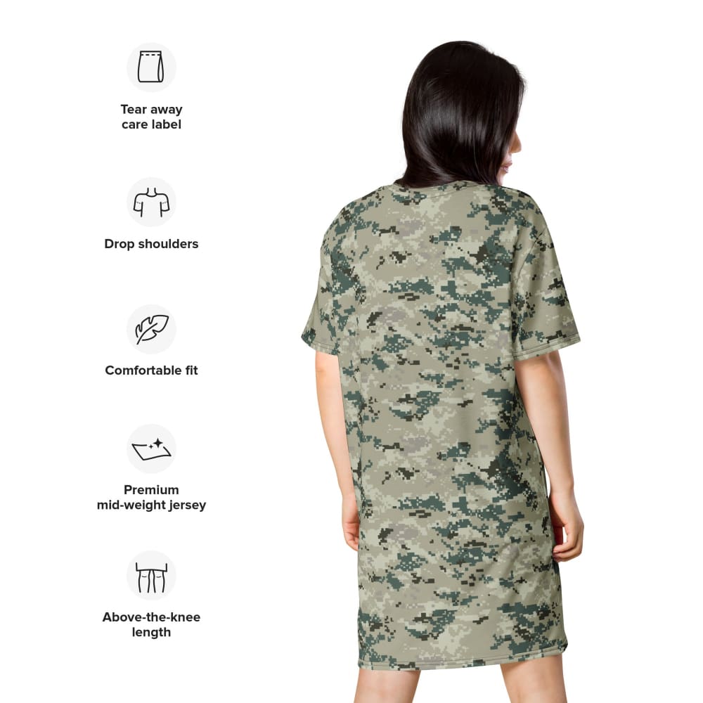 Thailand Navy Digital CAMO T-shirt dress