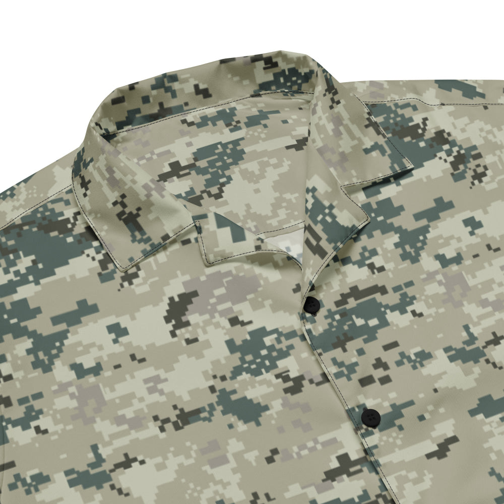 Thailand Navy Digital CAMO Unisex button shirt - Button Shirt