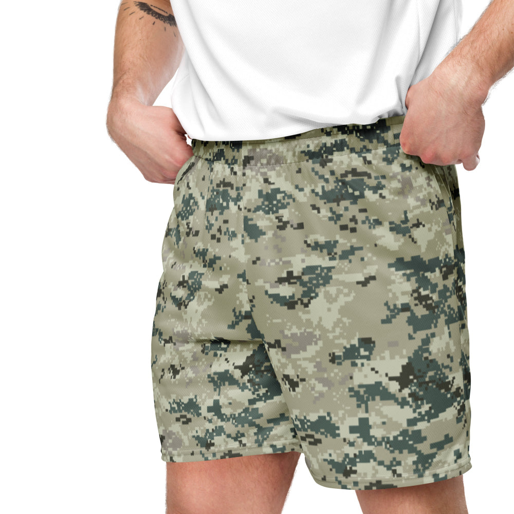 Thailand Navy Digital CAMO Unisex mesh shorts - Mesh Shorts