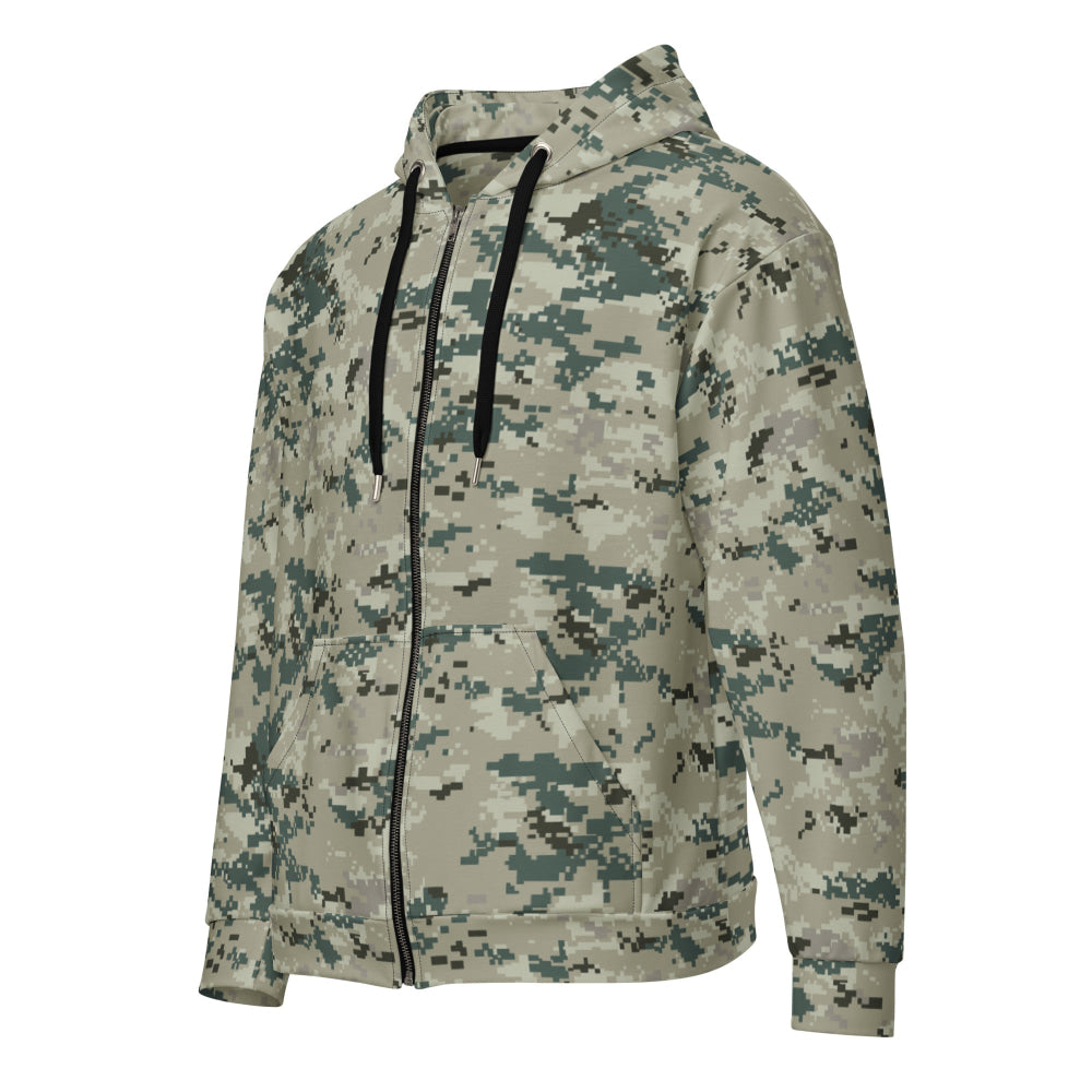 Thailand Navy Digital CAMO Unisex zip hoodie - Zip Hoodie