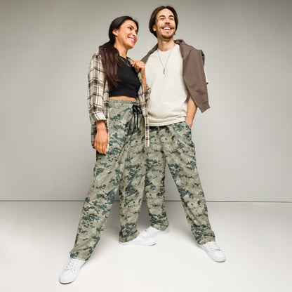 Thailand Navy Digital CAMO Wide-leg joggers - 2XS - Unisex Joggers