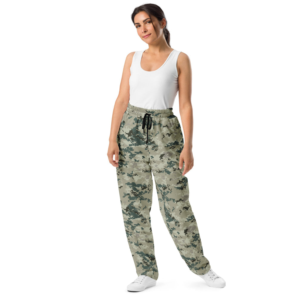 Thailand Navy Digital CAMO Wide-leg joggers - Unisex Joggers