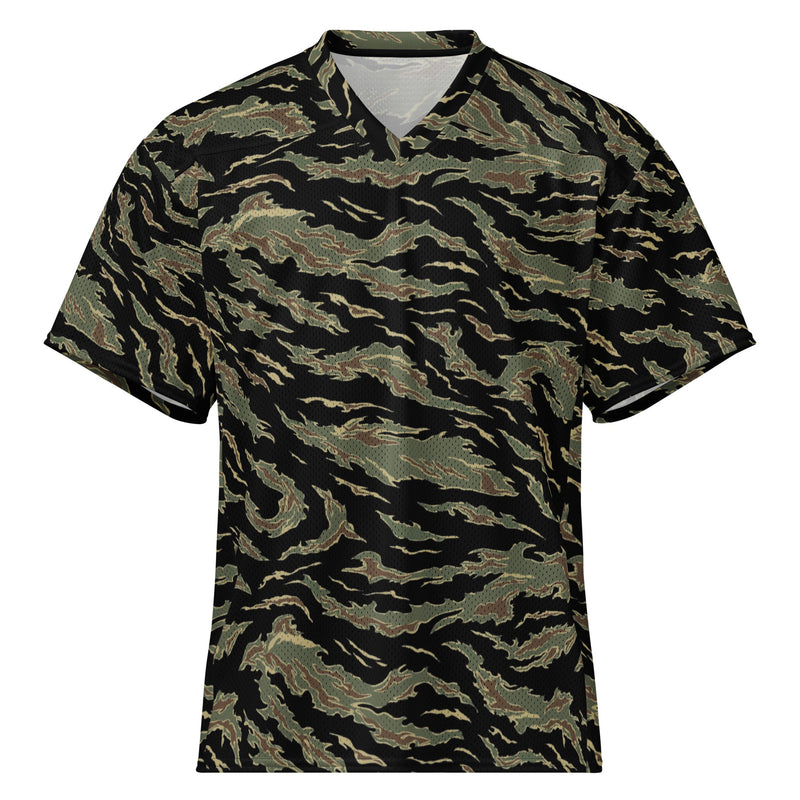 Tiger Stripe Tadpole CAMO Unisex American Football Jersey - 2XS