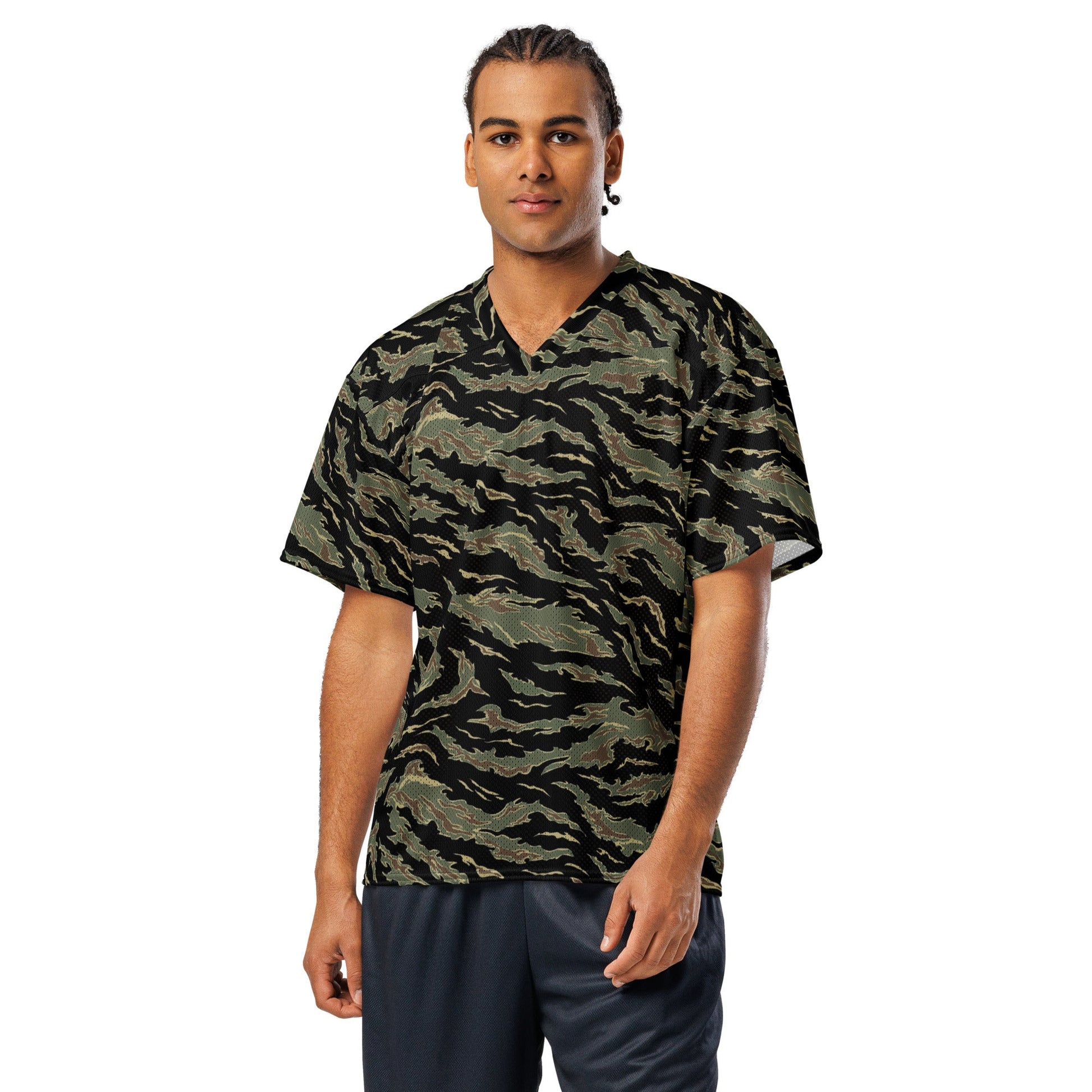 Thailand “Tadpole” (TSP) Tiger Stripe CAMO American football jersey - Football Jersey