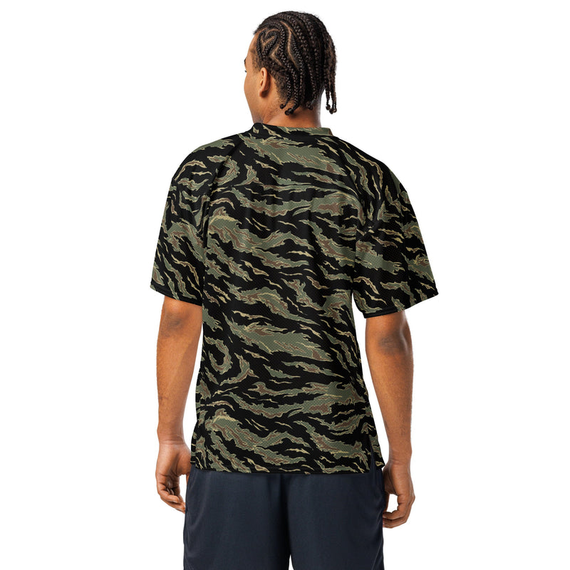 Tiger Stripe Tadpole CAMO Unisex American Football Jersey