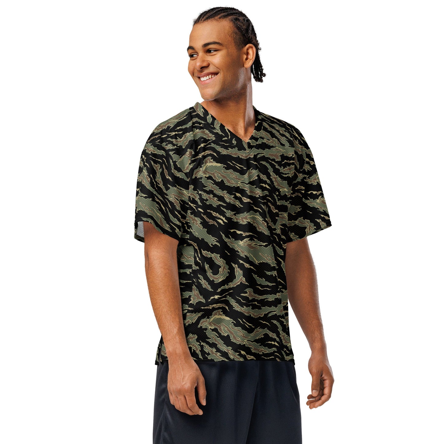 Thailand “Tadpole” (TSP) Tiger Stripe CAMO American football jersey - Football Jersey