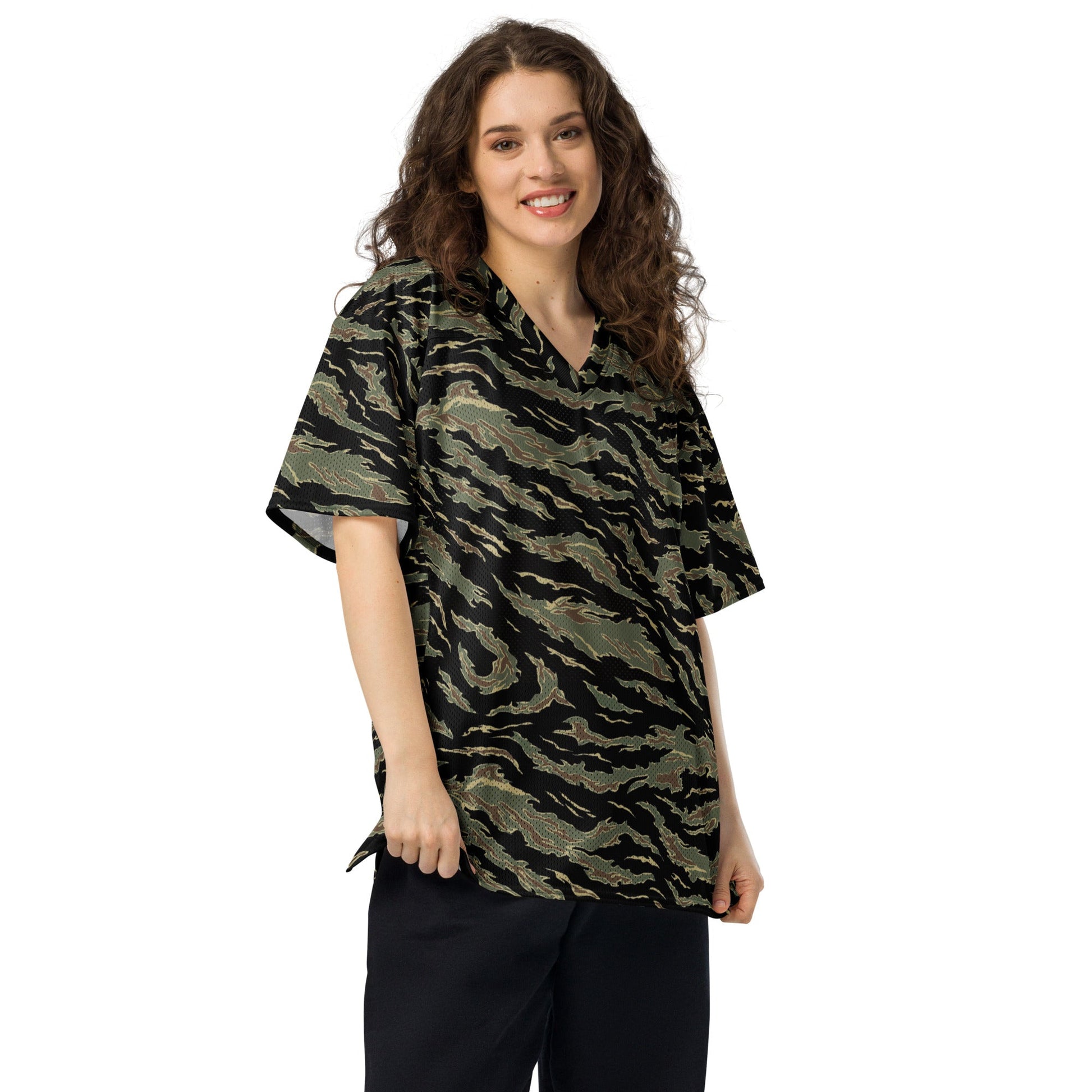 Thailand “Tadpole” (TSP) Tiger Stripe CAMO American football jersey - Football Jersey