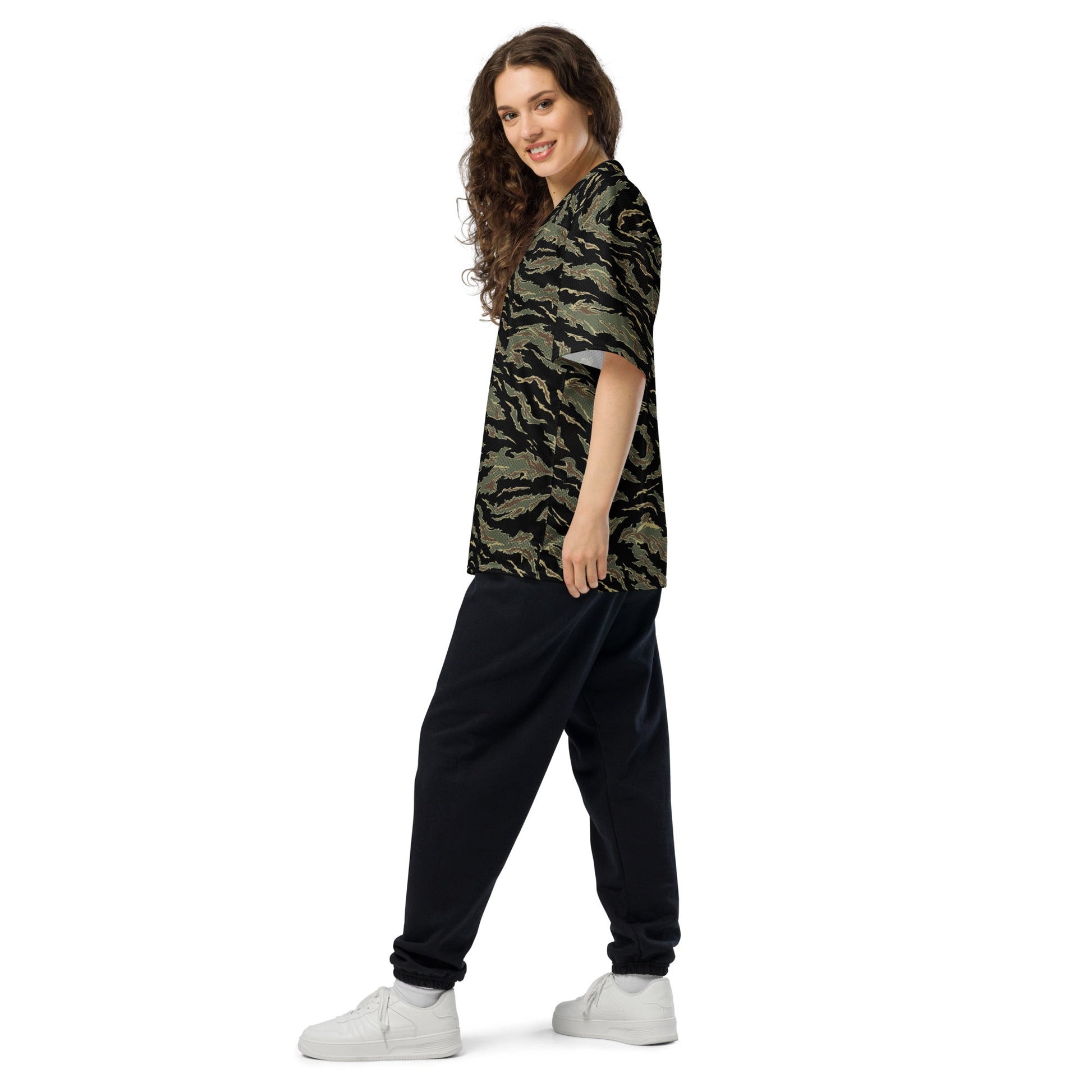 Thailand “Tadpole” (TSP) Tiger Stripe CAMO American football jersey - Football Jersey