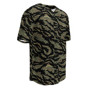 Tiger Stripe Tadpole CAMO Unisex Baseball Jersey