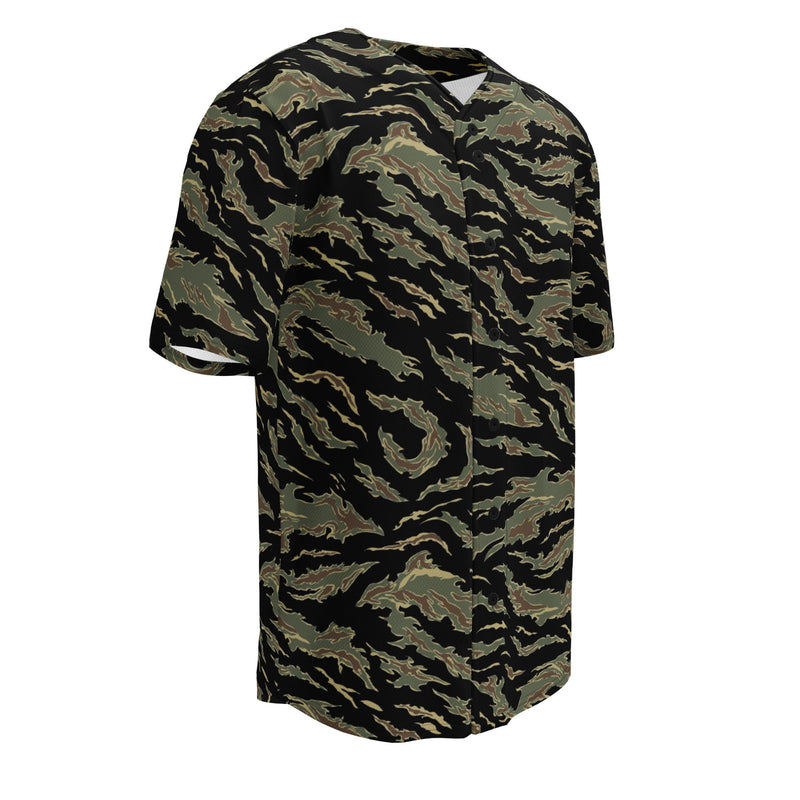 Tiger Stripe Tadpole CAMO Unisex Baseball Jersey