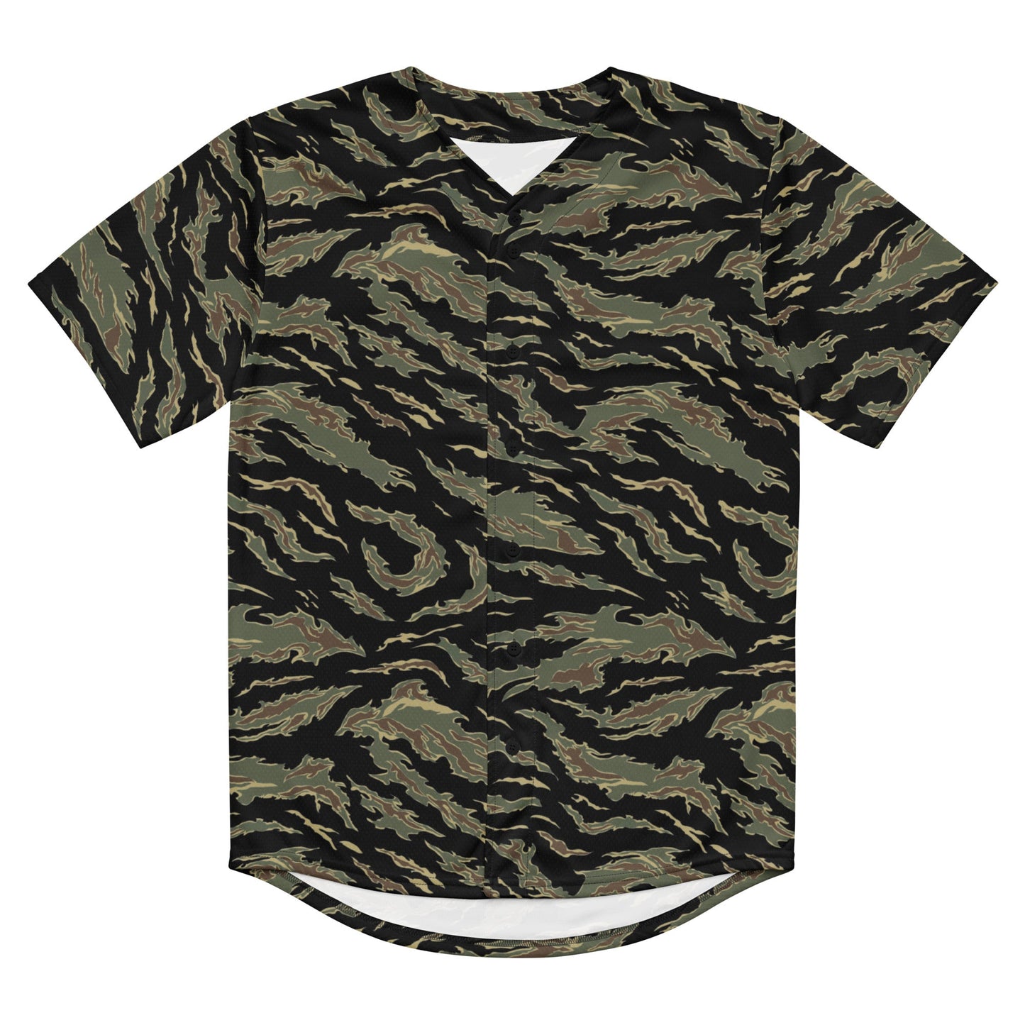 Thailand “Tadpole” (TSP) Tiger Stripe CAMO baseball jersey - Baseball Jerseys