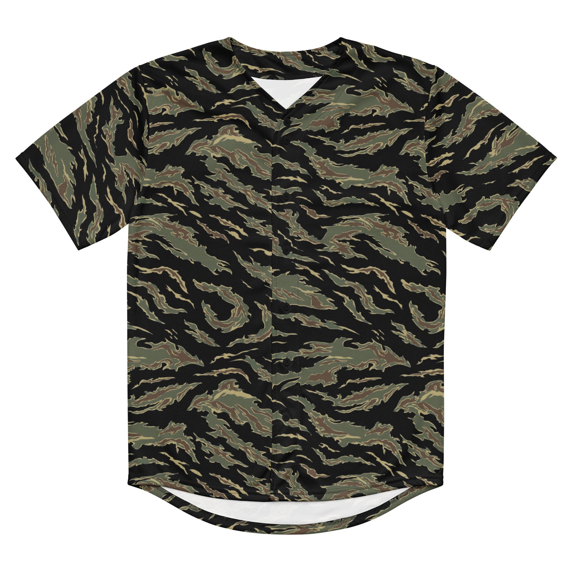 Thailand “Tadpole” (TSP) Tiger Stripe CAMO baseball jersey - Baseball Jerseys