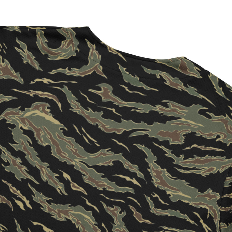 Tiger Stripe Tadpole CAMO Unisex Baseball Jersey