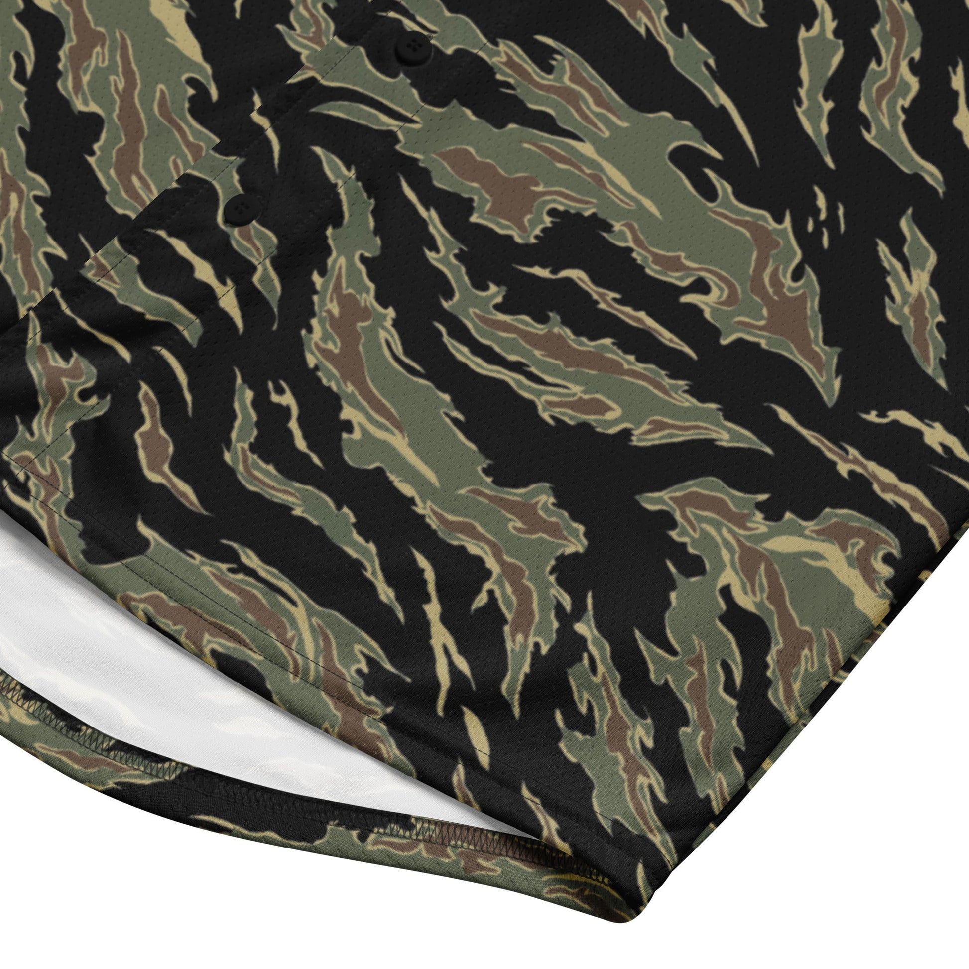 Thailand “Tadpole” (TSP) Tiger Stripe CAMO baseball jersey - Baseball Jerseys