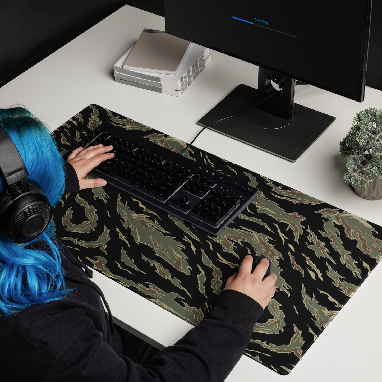 Thailand “Tadpole” (TSP) Tiger Stripe CAMO Gaming mouse pad - Mouse Pads