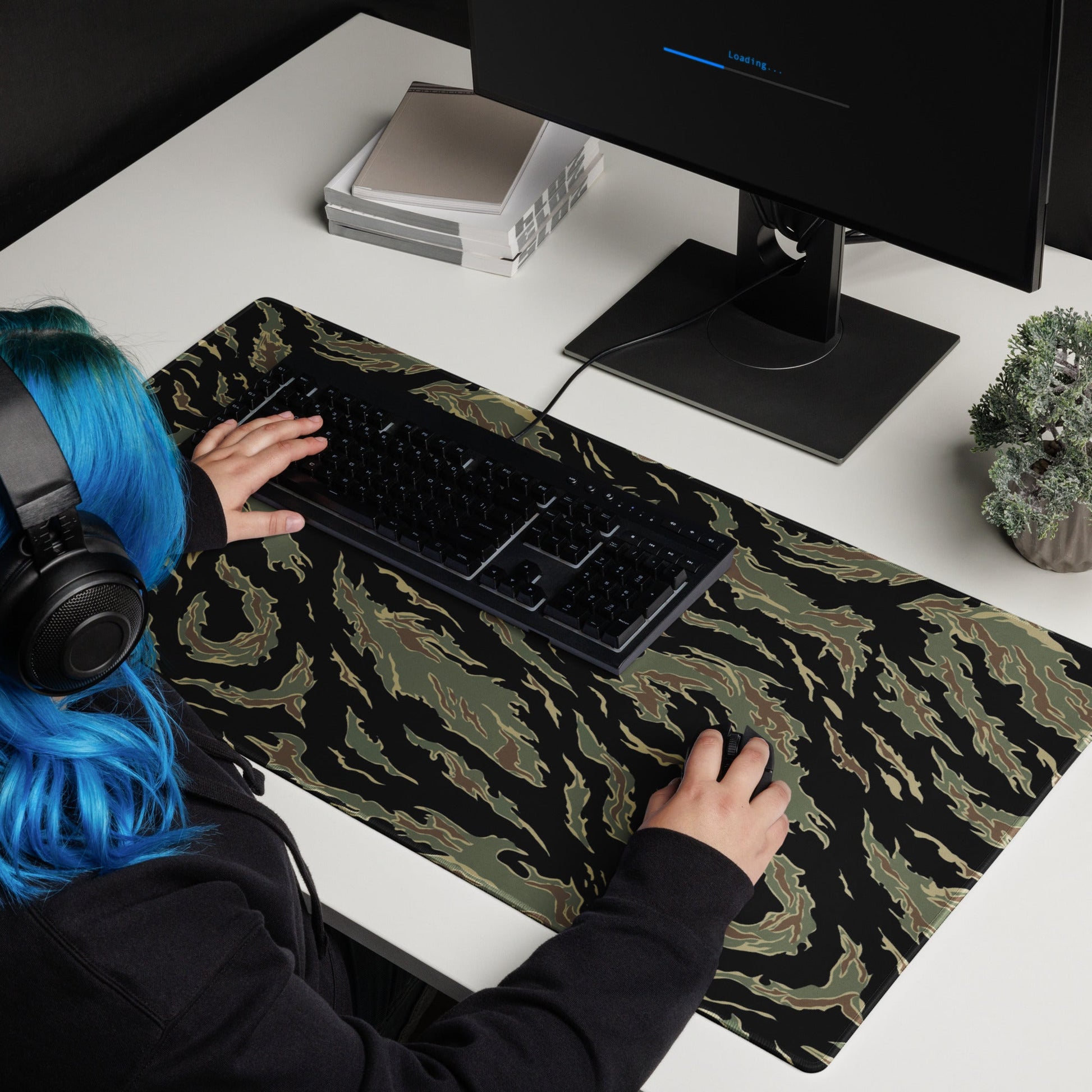 Thailand “Tadpole” (TSP) Tiger Stripe CAMO Gaming mouse pad - Mouse Pads
