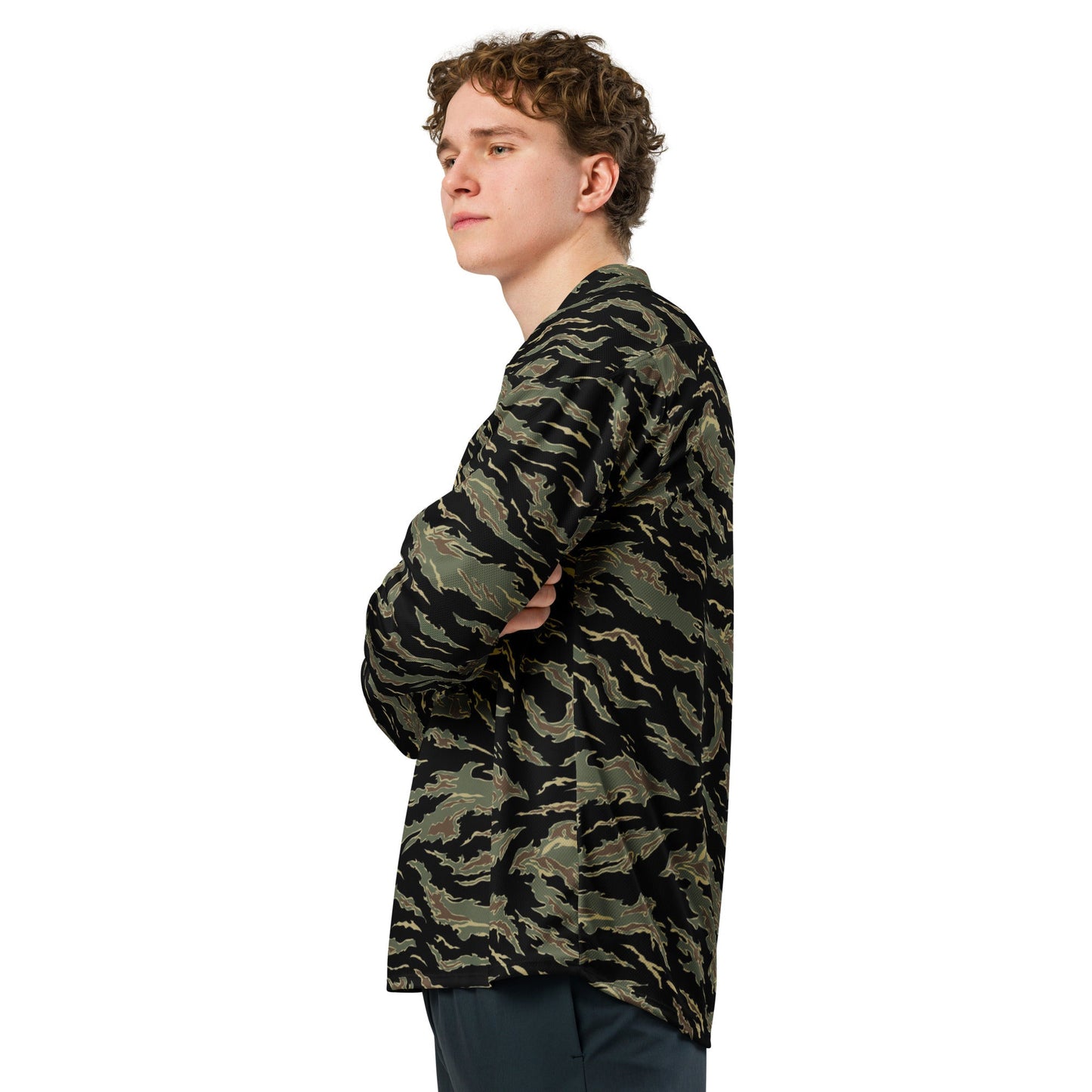 Thailand “Tadpole” (TSP) Tiger Stripe CAMO hockey fan jersey - 2XS - Hockey Jerseys