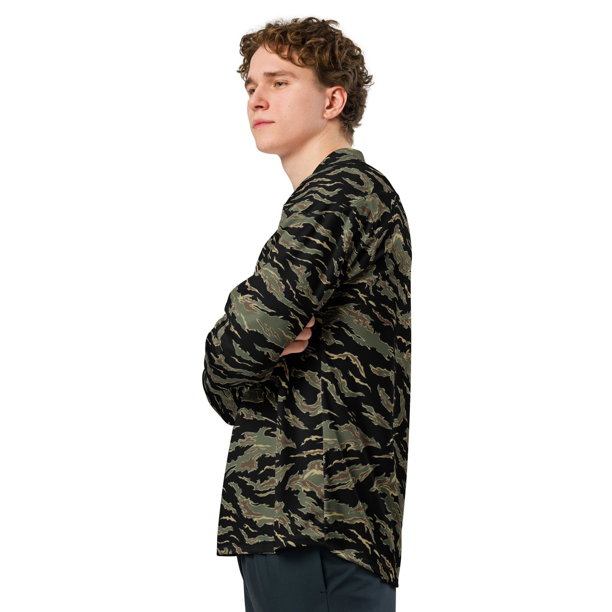 Thailand “Tadpole” (TSP) Tiger Stripe CAMO hockey fan jersey - 2XS - Hockey Jerseys