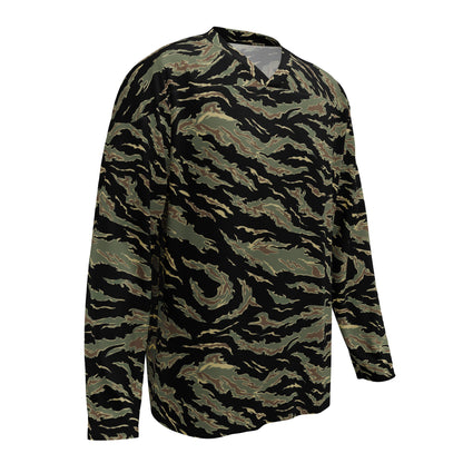 Thailand “Tadpole” (TSP) Tiger Stripe CAMO hockey fan jersey - Hockey Jerseys