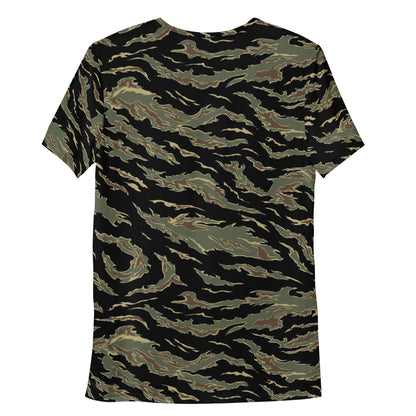 Thailand “Tadpole” (TSP) Tiger Stripe CAMO Mens athletic t-shirt - Athletic T-Shirts