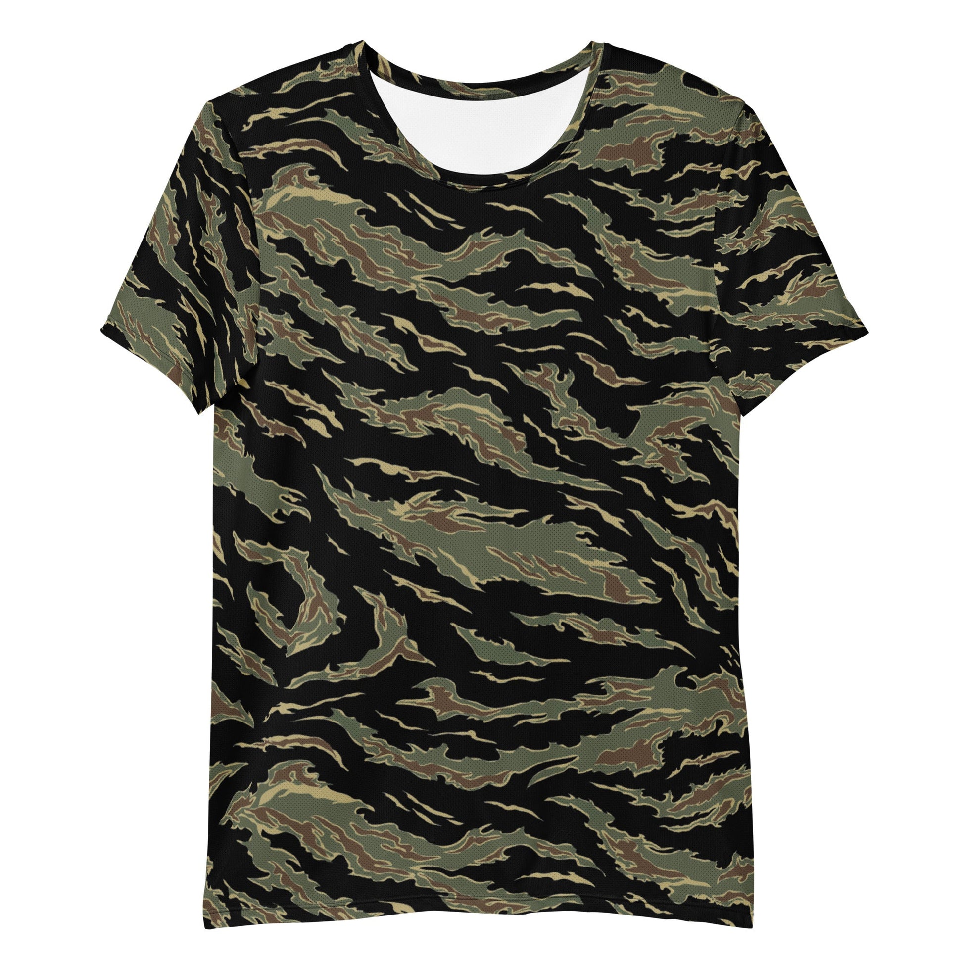 Thailand “Tadpole” (TSP) Tiger Stripe CAMO Mens athletic t-shirt - Athletic T-Shirts