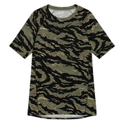 Tiger Stripe Tadpole CAMO Mens Short-Sleeve Rash Guard - 2XS - SS