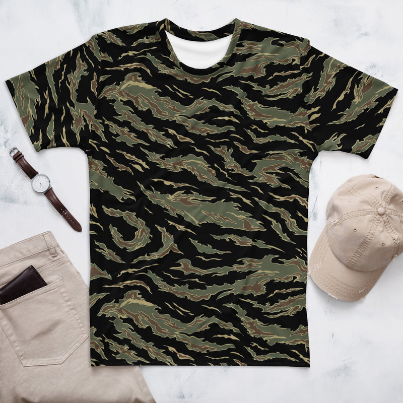 Tiger Stripe Tadpole CAMO Mens T-Shirt - XS