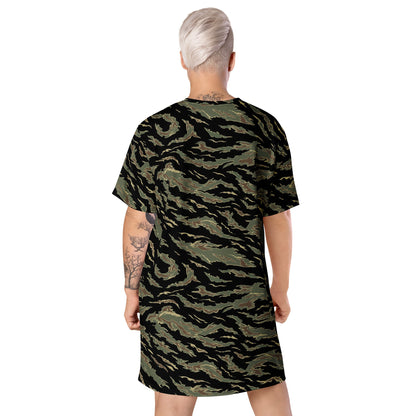 Thailand “Tadpole” (TSP) Tiger Stripe CAMO T-shirt dress - Womens T-Shirt Dresses