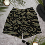 Tiger Stripe Tadpole CAMO Unisex Athletic Long Shorts