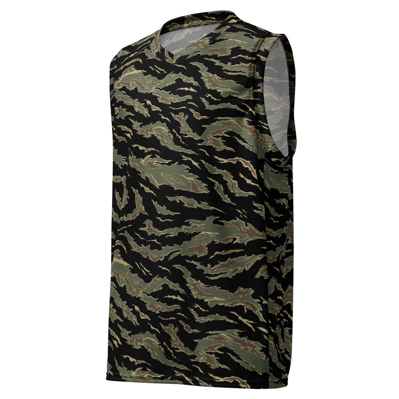 Tiger Stripe Tadpole CAMO Unisex Basketball Jersey