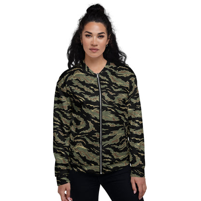 Thailand “Tadpole” (TSP) Tiger Stripe CAMO Unisex Bomber Jacket