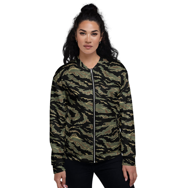 Tiger Stripe Tadpole CAMO Unisex Bomber Jacket