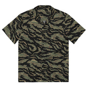 Tiger Stripe Tadpole CAMO Unisex Short-Sleeve Button Shirt - 2XS - Button-Up