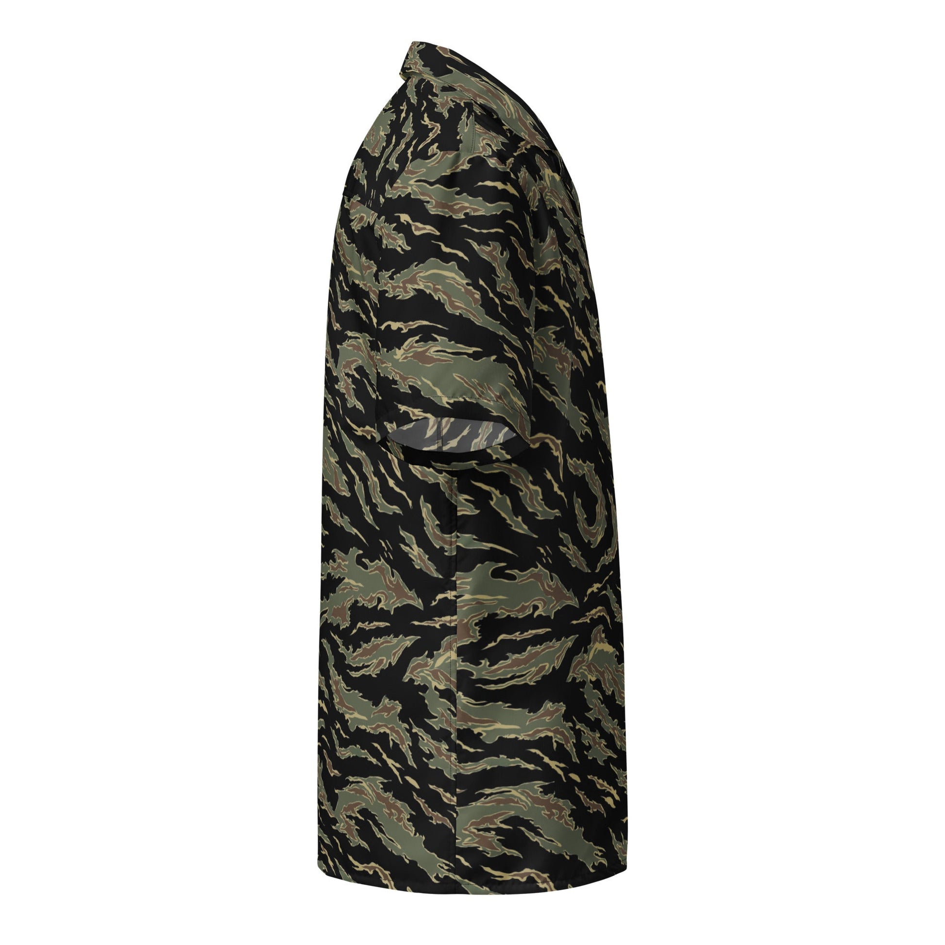 Thailand “Tadpole” (TSP) Tiger Stripe CAMO Unisex Short-Sleeve Button Shirt