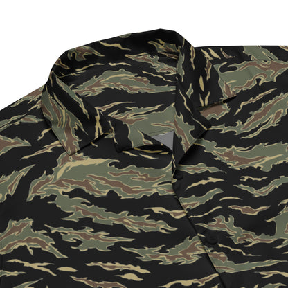 Thailand “Tadpole” (TSP) Tiger Stripe CAMO Unisex Short-Sleeve Button Shirt