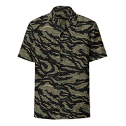 Tiger Stripe Tadpole CAMO Unisex Short-Sleeve Button Shirt - Button-Up