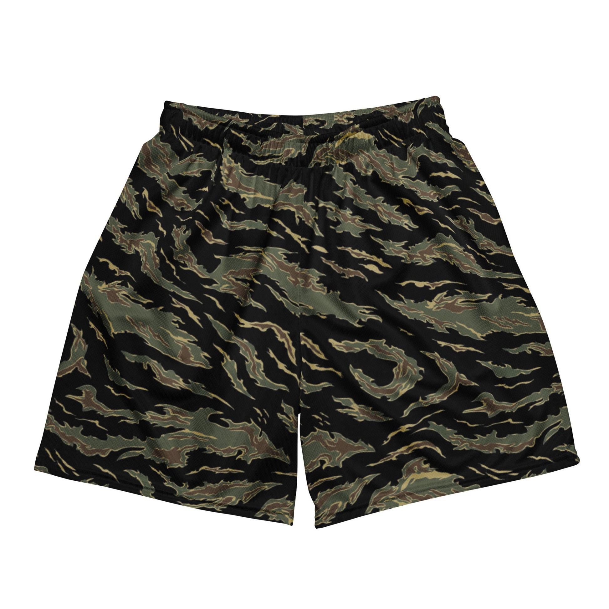 Thailand “Tadpole” (TSP) Tiger Stripe CAMO Unisex mesh shorts - 2XS - Mesh Shorts
