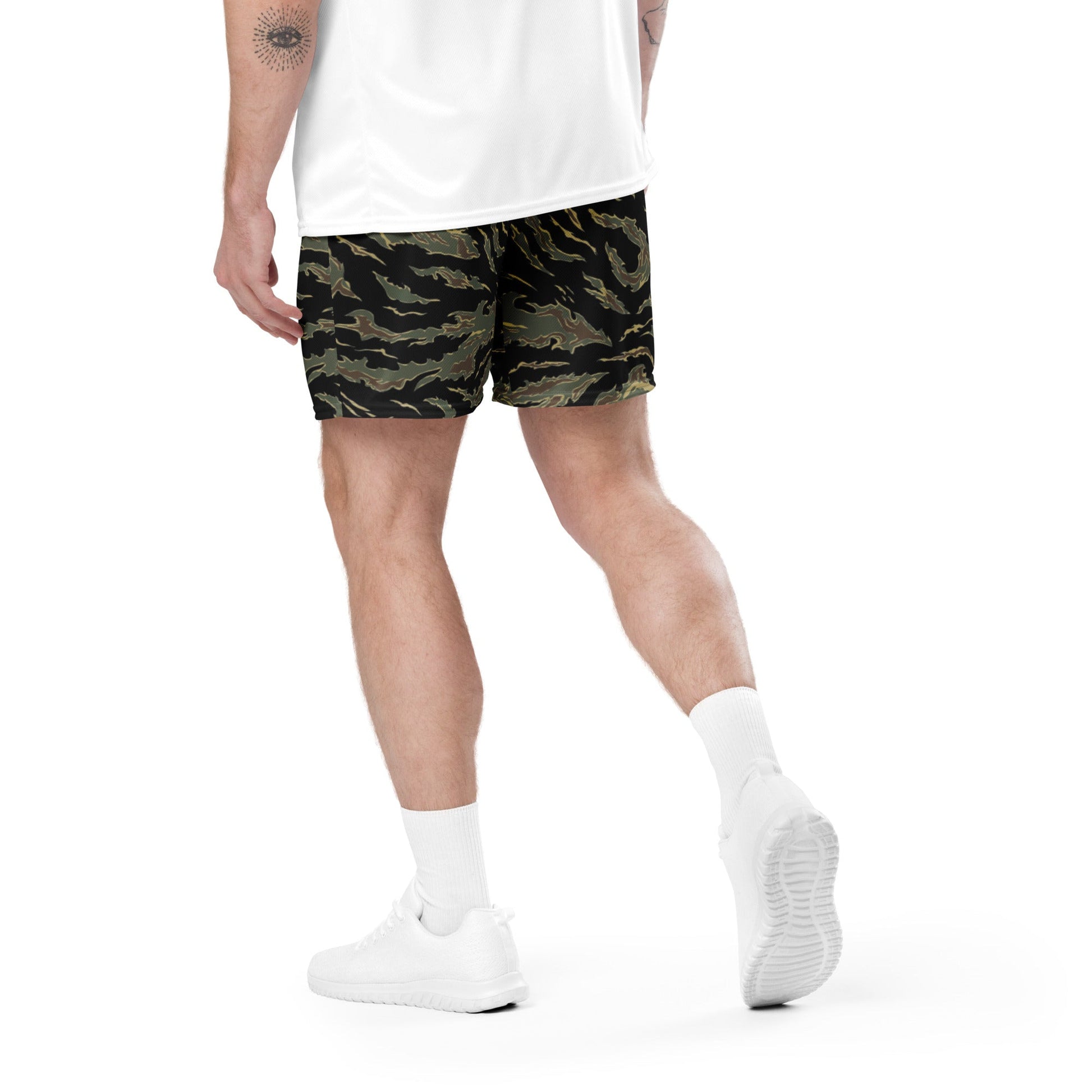 Thailand “Tadpole” (TSP) Tiger Stripe CAMO Unisex mesh shorts - Mesh Shorts