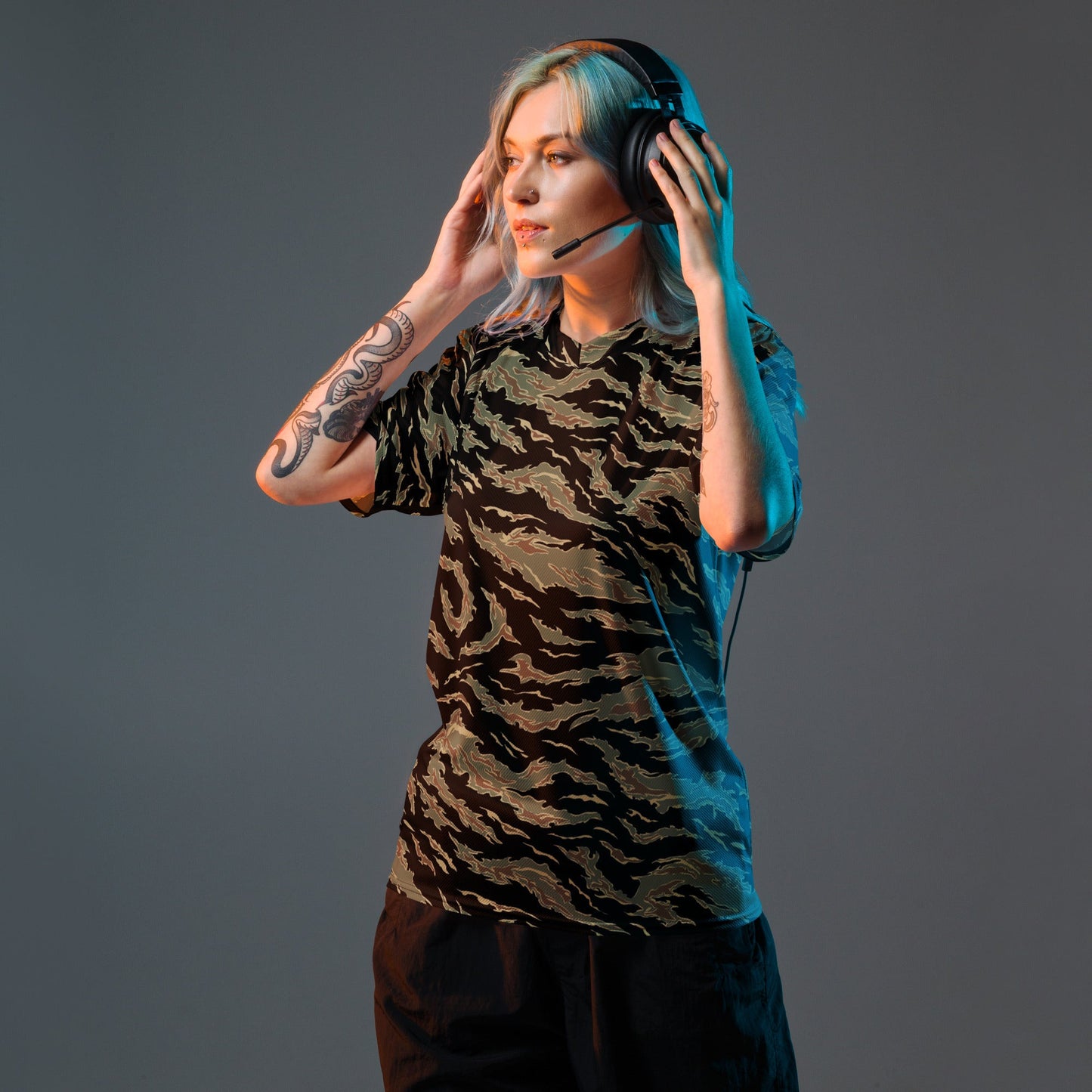 Thailand “Tadpole” (TSP) Tiger Stripe CAMO Unisex Sports Jersey