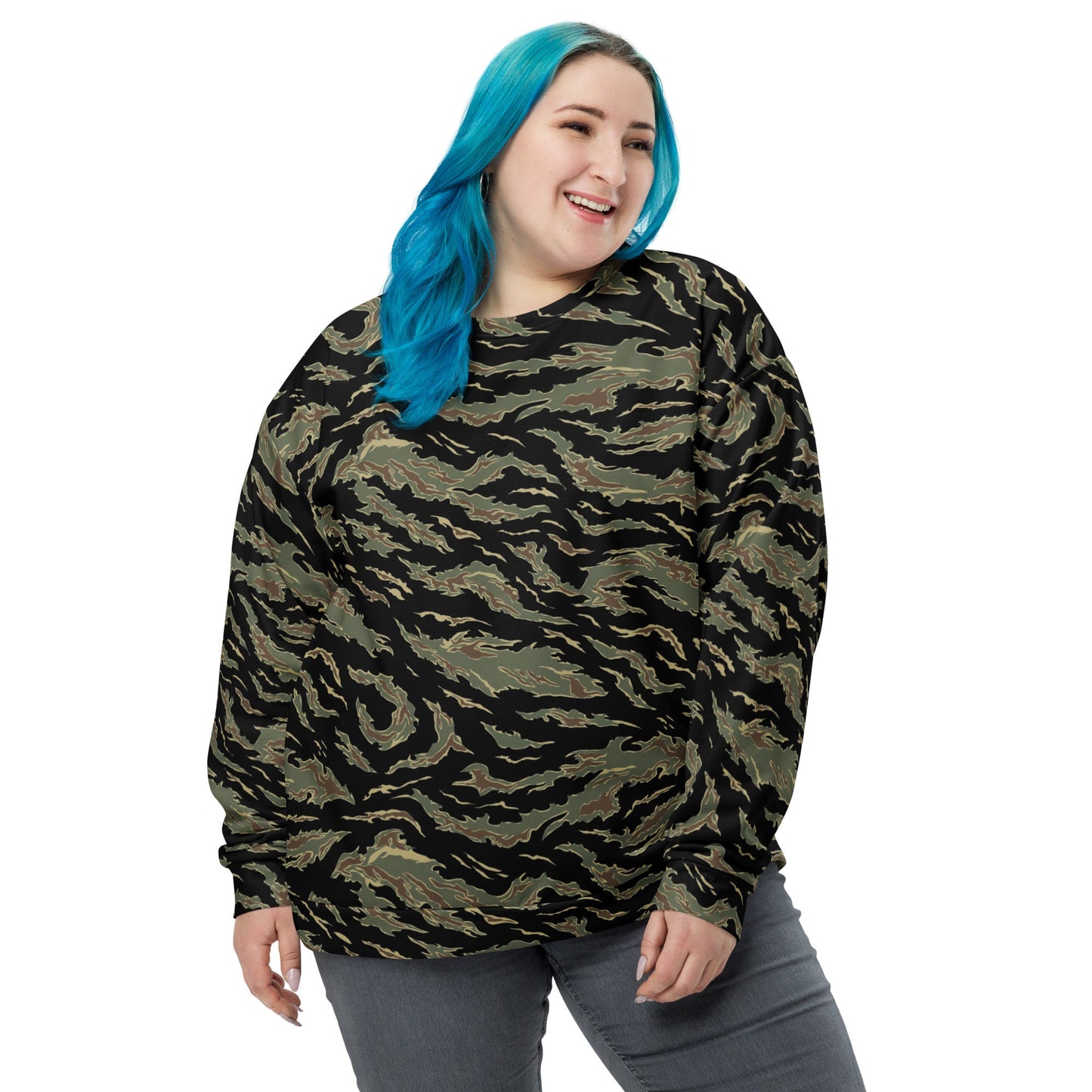 Thailand “Tadpole” (TSP) Tiger Stripe CAMO Unisex Sweatshirt - Sweatshirts