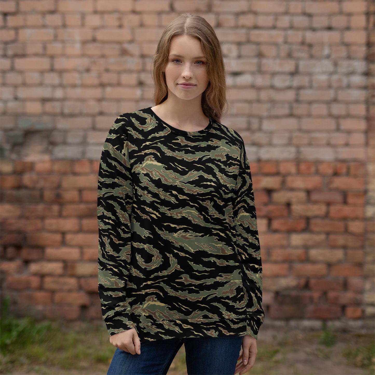 Thailand “Tadpole” (TSP) Tiger Stripe CAMO Unisex Sweatshirt - Sweatshirts