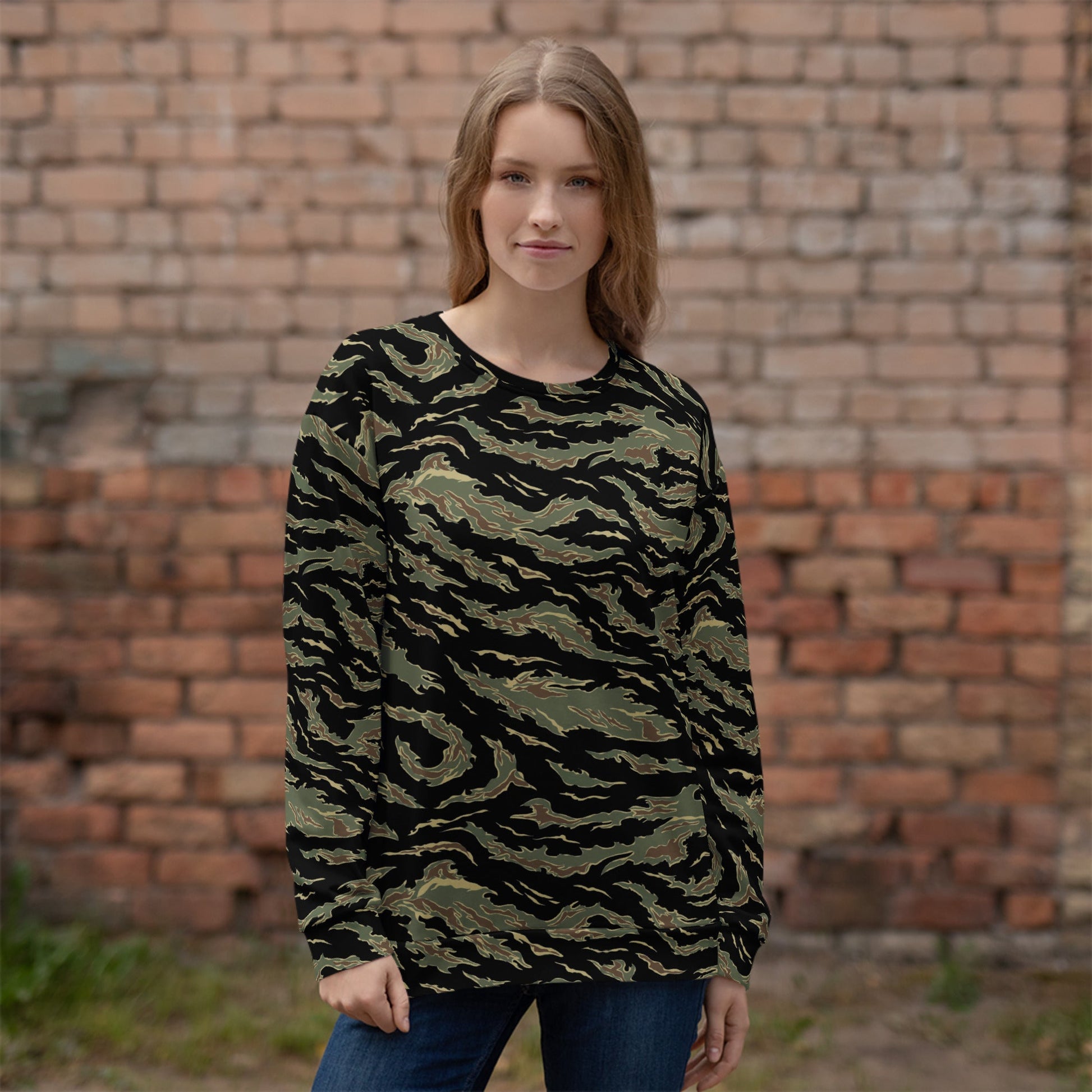Thailand “Tadpole” (TSP) Tiger Stripe CAMO Unisex Sweatshirt - Sweatshirts