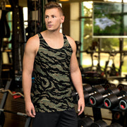 Tiger Stripe Tadpole CAMO Unisex Tank Top - XS - Shirt