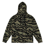 Tiger Stripe Tadpole CAMO Unisex Zip Hoodie - 2XS