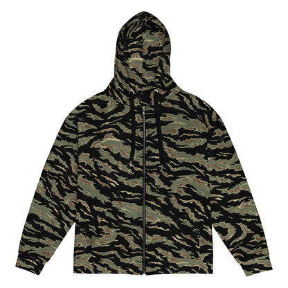 Thailand “Tadpole” (TSP) Tiger Stripe CAMO Unisex zip hoodie - 2XS - Zip Hoodies