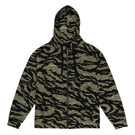 Thailand “Tadpole” (TSP) Tiger Stripe CAMO Unisex zip hoodie - 2XS - Zip Hoodies