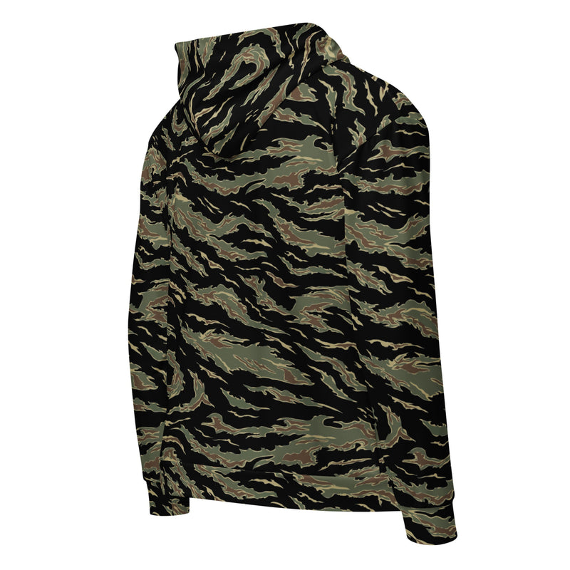 Tiger Stripe Tadpole CAMO Unisex Zip Hoodie
