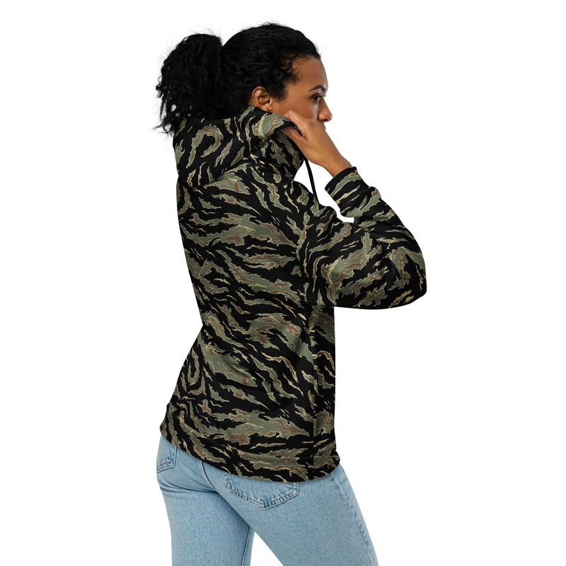 Tiger Stripe Tadpole CAMO Unisex Zip Hoodie