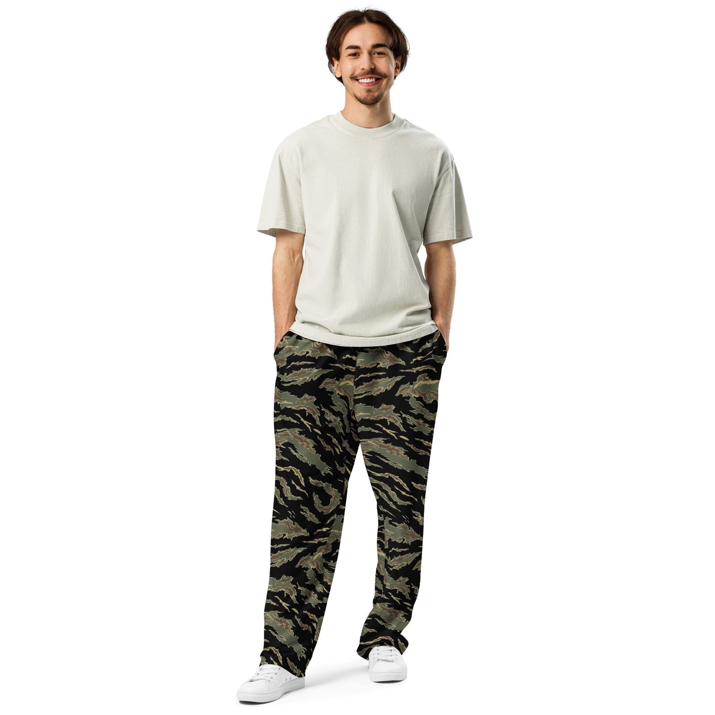 Thailand “Tadpole” (TSP) Tiger Stripe CAMO Wide-leg joggers - Joggers